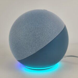 AMAZON Echo Dot Smart Speaker 4th Generation Twilight Blue L4S3RE ~ Preowned